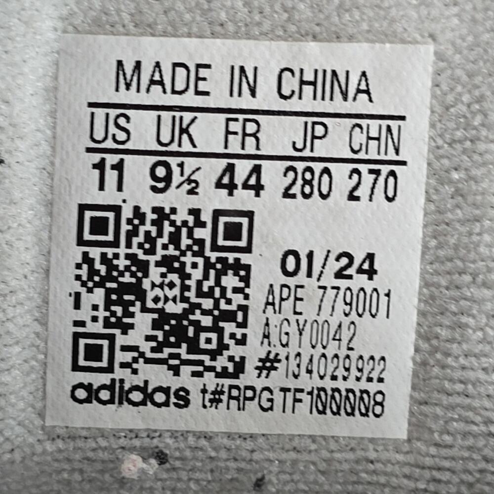 Adidas Campus 00s Crystal White Black Womens Gray Size 11 Low Top Shoes GY0042 - Picture 8 of 9
